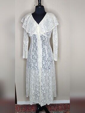 Vintage  Joni Blair Lace Dress Size 8